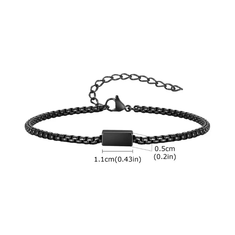 Vnox Men's Stainless Steel Bracelet