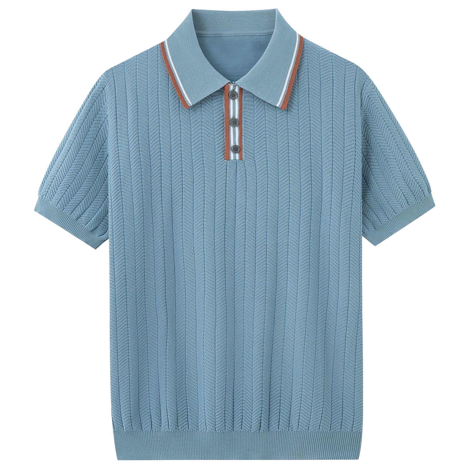 AMALFI Knit Polo Tee
