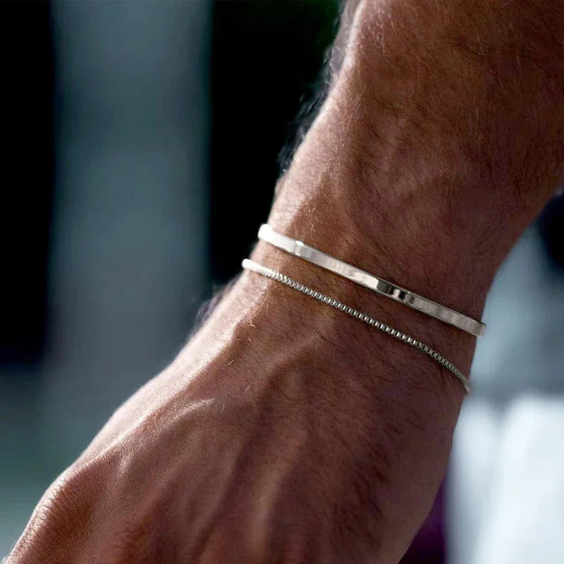 Cuban Steel Men's Bracelet Series