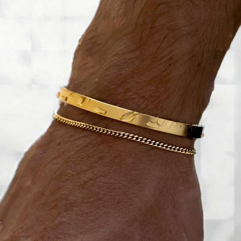 Cuban Steel Men's Bracelet Series