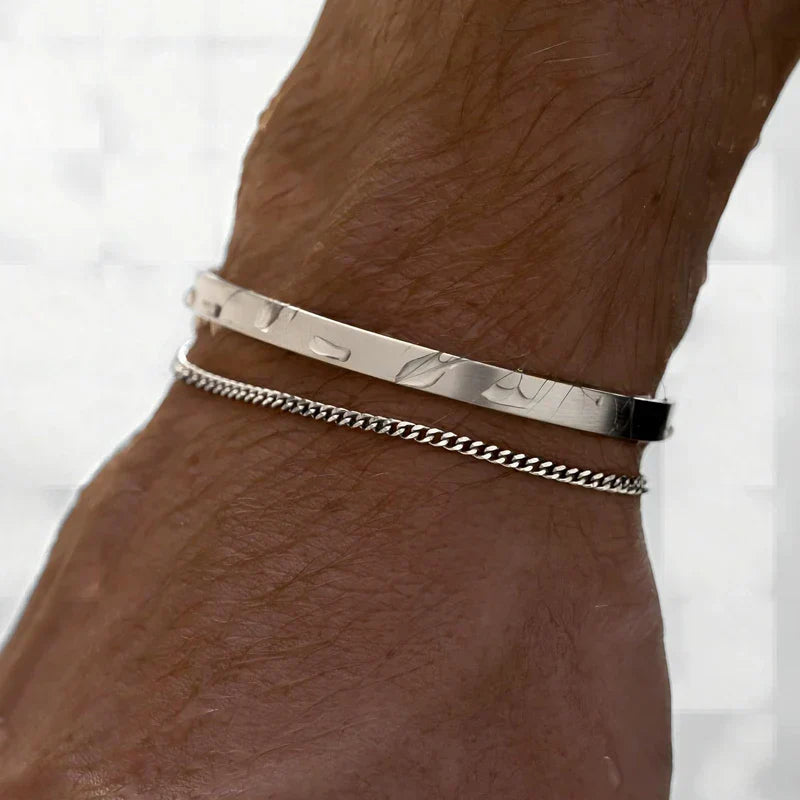 Cuban Steel Men's Bracelet Series