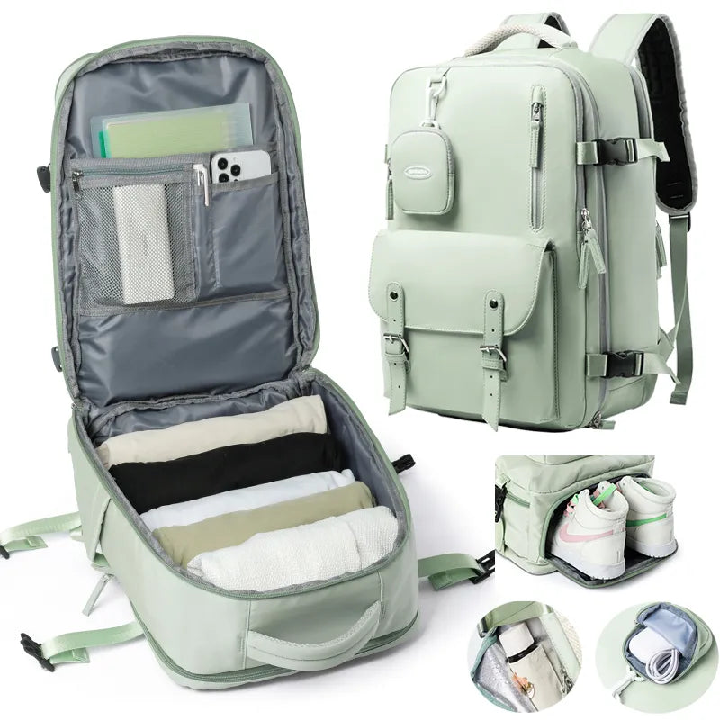 Waterproof Multi-Compartment Travel Backpack
