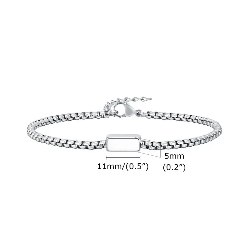 Vnox Men's Stainless Steel Bracelet