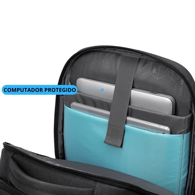 Michigan Executive Backpack - 17-Inch Laptop Compatible, Waterproof Design with USB Port