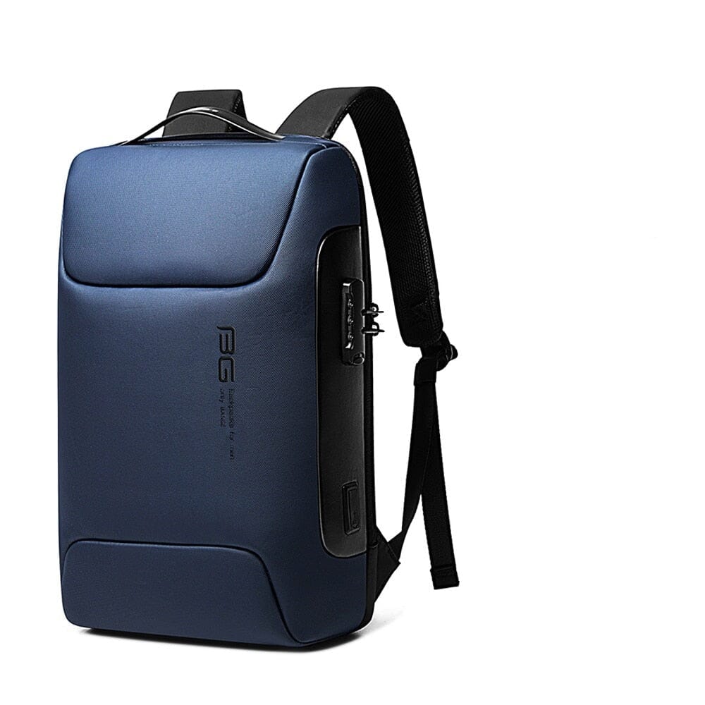 Luxxy Premium Executive Backpack - 15" Laptop Compatible, Waterproof, USB Charging Port, TSA-Approved Lock