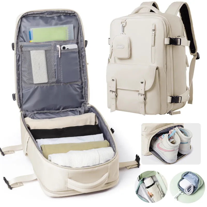 Waterproof Multi-Compartment Travel Backpack