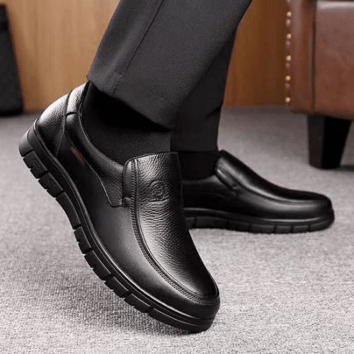 Easy Slip-On PU Leather Dress Shoe