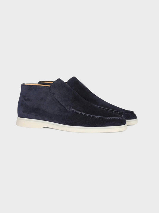 MONACO Suede High-Top Slip-On Shoes