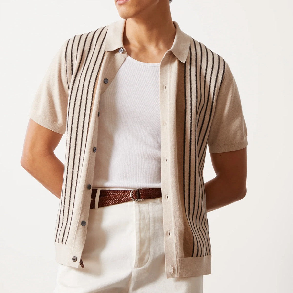 ST BARTH Knit Polo Tee