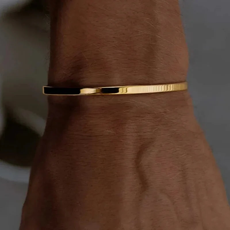 Men's Steel Cuff Bracelet
