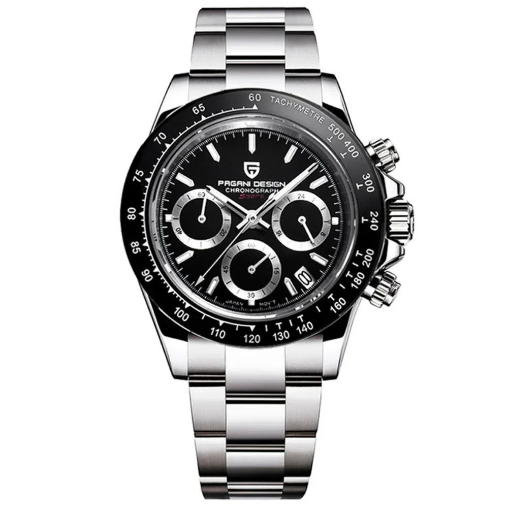Pagani Design Brandon Black Men's Timepiece