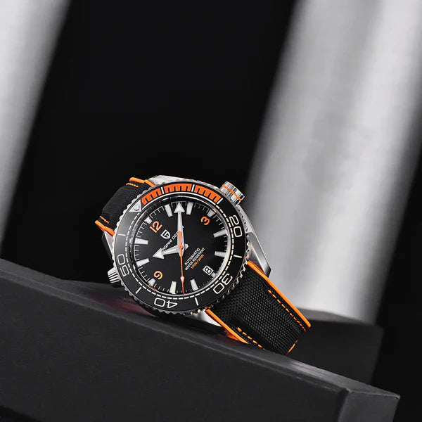 Pagani Design Clermont Men's Watch in Vibrant Orange