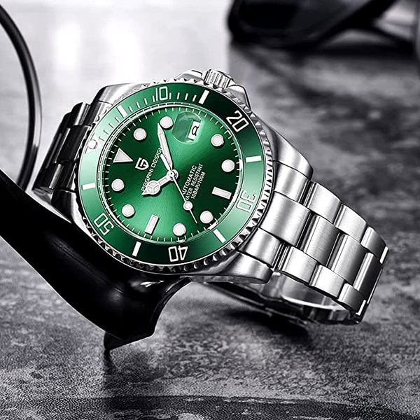 Pagani Design Green Nautilus Men's Watch