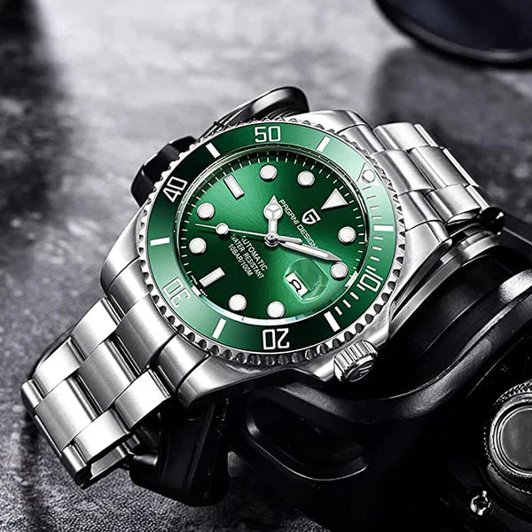 Pagani Design Green Nautilus Men's Watch