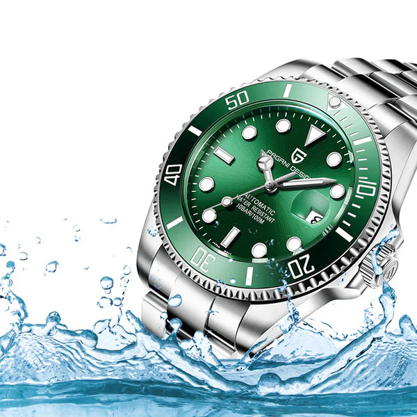 Pagani Design Green Nautilus Men's Watch