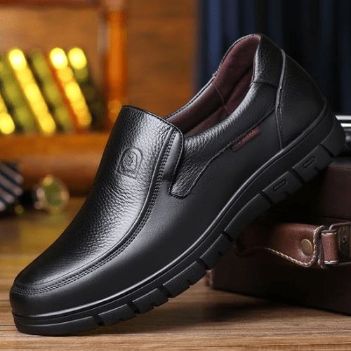 Easy Slip-On PU Leather Dress Shoe