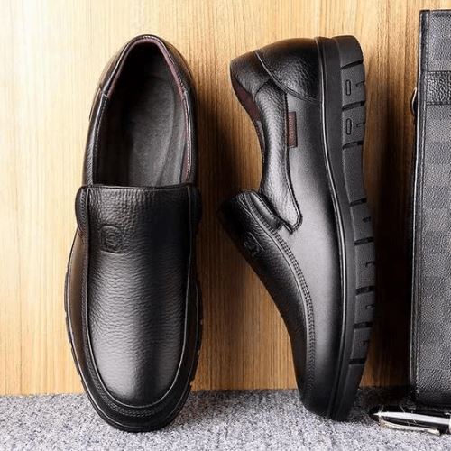 Easy Slip-On PU Leather Dress Shoe